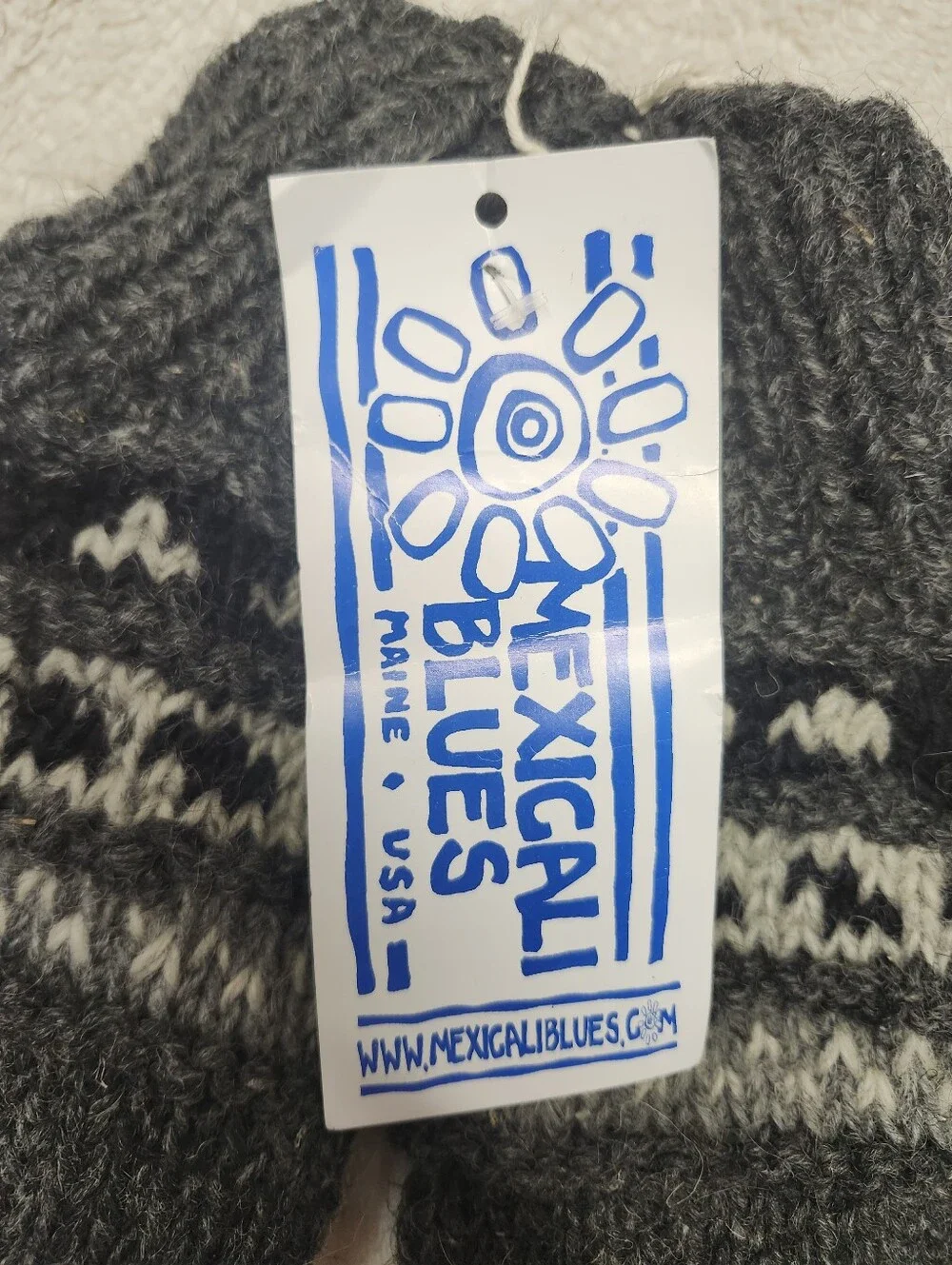 • NWT Mexicali Blues Unisex 100% Wool Mittens One Size Fits Most Charcoal